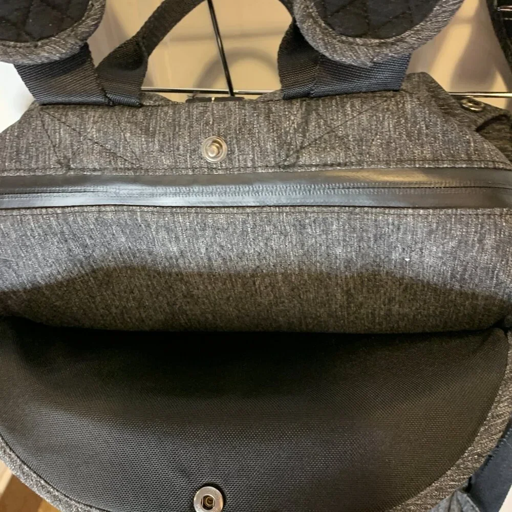 Lululemon Athletica Urbanathalon Backpack Embroidered Five Mill Grey $128.00